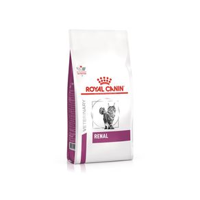 Ração Seca Royal Canin Veterinary Diet Renal para Gatos com Insuficiência Renal - 4 Kg