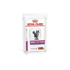 Ração Úmida Royal Canin Sachê Veterinary Diet Renal para Gatos com Insuficiência Renal - 85 g 85g