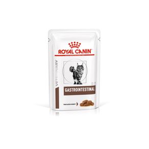 Ração Úmida Royal Canin Veterinary Diet Gastrointestinal Gatos com Doenças Intestinais Sachê 85G