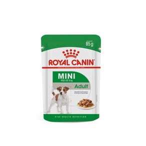 Ração Úmida Royal Canin Mini Adult para Cães Adultos de Porte Pequeno Sachê 85G