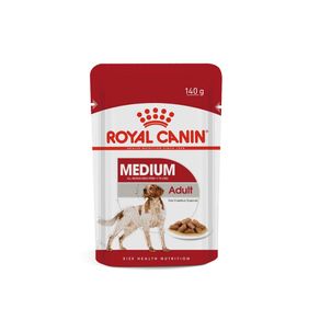 Ração Úmida Royal Canin Medium Adult para Cães Adultos de Porte Médio 140g