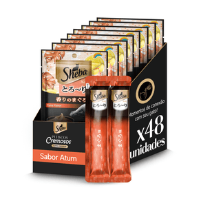 7896029046814---Kit-Petisco-Sheba-Cremoso-Sabor-Atum-Gatos-Adultos-12-x-4-Uni